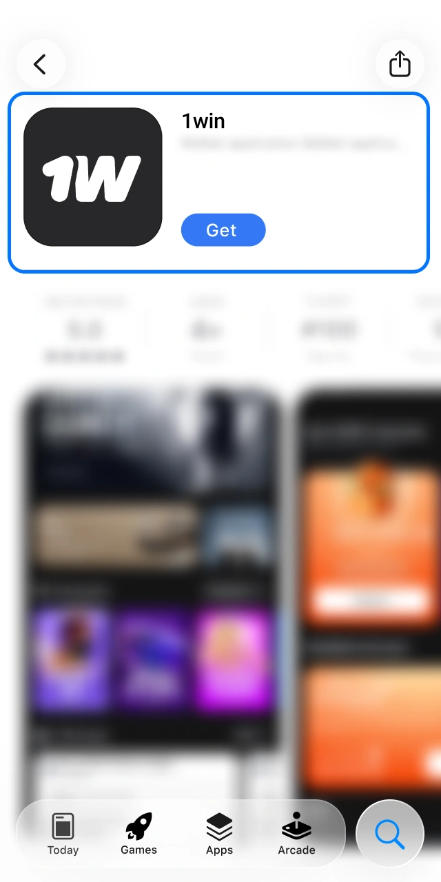 Navigate to the official Apple App Store on your iOS device.
